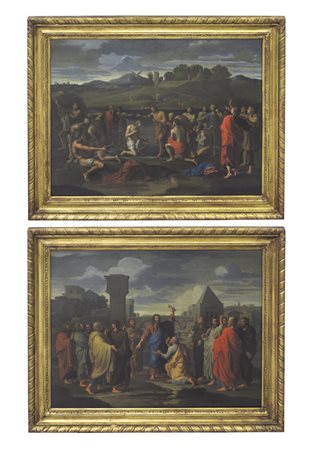 STELLA JACQUES Lione 1596 - Parigi 29/04/1657(cerchia di)Il battesimo di...