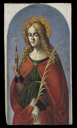 GANDOLFINO DA RORETO Documentato dal 1493 - 1518(seguace di)Santa Lucia...