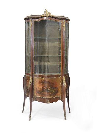 MOBILE DEL XIX SECOLO VETRINA DECORATA IN LACCA VERNIS MARTIN, FINE XIX...