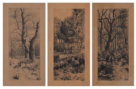 Concettina Moriniello (Scuola toscana fine secolo XIX - inizi XX) () Tre...