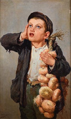 Giuseppe Calcagnadoro (Rieti 1883 - Rieti 1937) Il giovane venditore di...