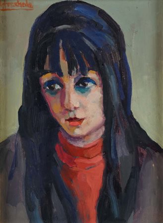 Joseph Franz Strachota (Vienna 1910 - Vienna 1995) Ritratto di ragazza...