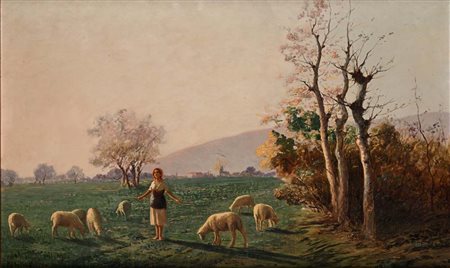 Raffaello Celommi (Firenze 1881 - Roseto Degli Abruzzi 1957) La giovane...