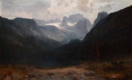 Joseph Winkler (scuola tedesca seconda metà del XIX secolo) () Lago e valle...