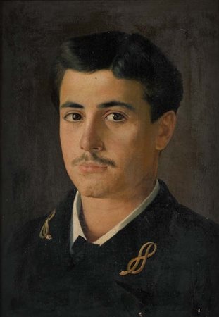 Pasquale Ruggiero (San Marzano sul Sarno 1851 - Napoli 1916) Ritratto di...