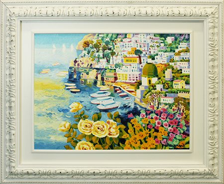 ATHOS FACCINCANI, "Il mare intorno a Positano", anni 2000