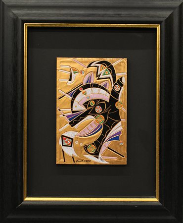 UMBERTO MASTROIANNI, "Sulla soglia del segno della Metamorfosi", 1972