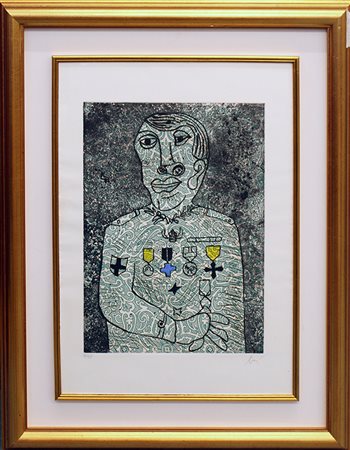 ENRICO BAJ, "Generale", 1971