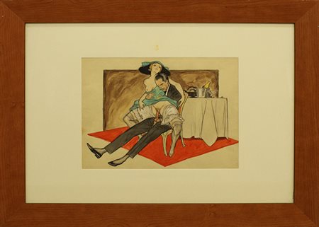 MARCELLO DUDOVICH, "Erotico", anni '50 circa