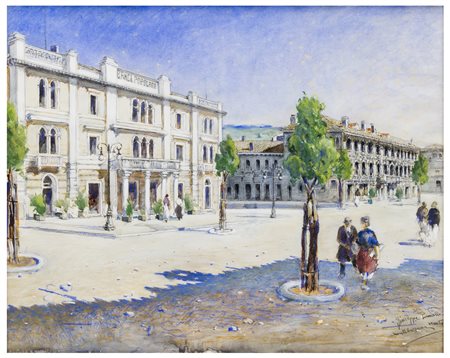 Giuseppe Rondello (XX secolo)
Veduta della Piazza Teatro di Montebelluna