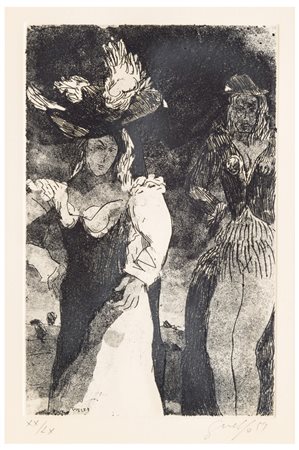 Guelfo Bianchini, detto Guelfo (1937 - 1997)
Figure femminili, 1959