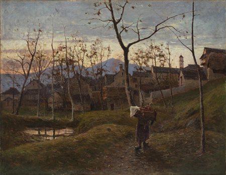 Achille Tominetti (1848 - 1917)
Autunno a Miazzina, 1886-1890 circa