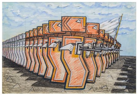 Ibrahim Kodra (1918 - 2006)
Battaglia