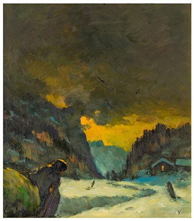 Carlo Bossone (1904 - 1991)
Paesaggio alpino
