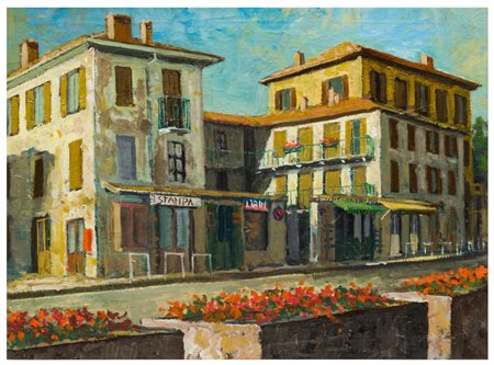 Autore non riconosciuto (XX secolo)
Strada con palazzi