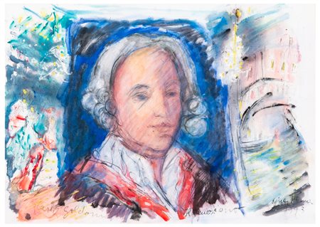 Gina Roma (1914 - 2005)
Carlo Goldoni, Il Veneziano, 1993