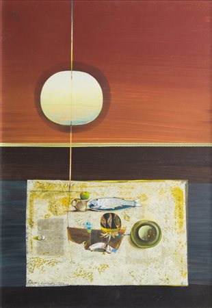 Luigi Rincicotti (1941 - 2024)
Natura morta con pesci, 1984