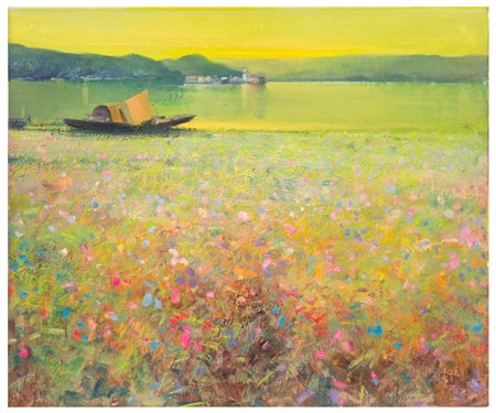 Aldo Gavaggi (1934 - 1983)
Alba sul lago, 1976