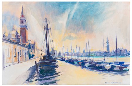 Ernani Costantini (1922 - 2007)
Bacino di San Marco, 1981