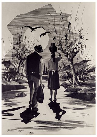 Vittorio Simonetti (1938 - 2005)
Verso casa