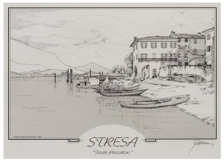 Nives Bignolini Minola (II metà del XX secolo)
Stresa. Isola Pescatori, 2001