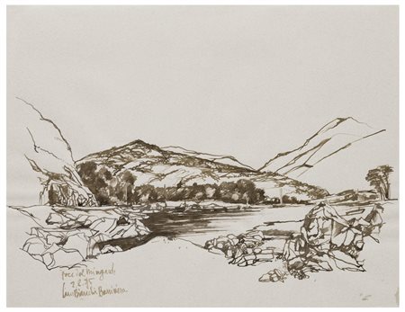 Lino Bianchi Barriviera (1906 - 1985)
Foce del Mingardo, 1975