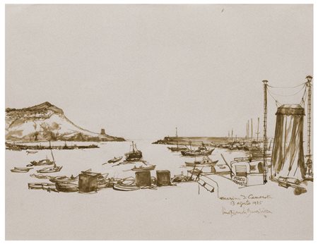 Lino Bianchi Barriviera (1906 - 1985)
Marina di Camerota, 1975