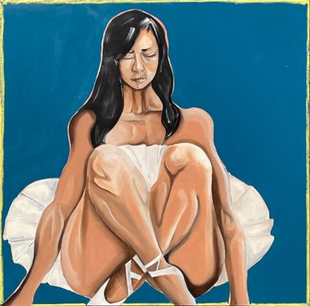 Matteo Fieno 1981- “Ballet Concubine”, 2020, Acrilico, olio, pastello morbido...