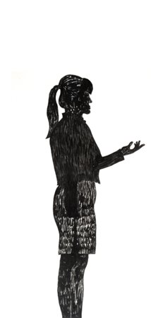 Thea Tini (1955 - ), “Donna cinese”, 2011, Cina su carta di riso. cm 100 ×...