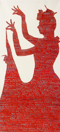 Tea Tini (1955 - ), “Vidhi Shunyam Bogdanovska”, 2013, Olio su tela. cm...