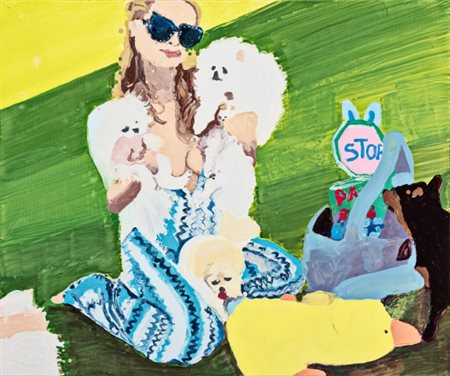 Eleonora Mazza (1975 - ), “Un Ininterrotto Delirio”, 2020, Olio su tela. cm...