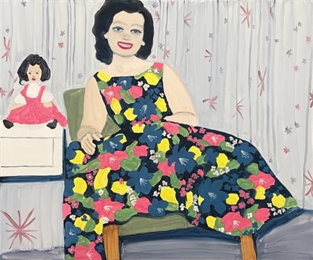 Eleonora Mazza (1975 - ), “Tremo per le piccole cose”, 2025, Olio su tela....