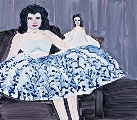 Eleonora Mazza (1975 - ), “Attendo a Tutto Sempre Sognando”, 2025, Olio su...