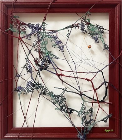 Fiorenza Biga (1955 - ), “Aracne 2”, 2022, Tecnica mista. cm 50 × 60 L'opera...