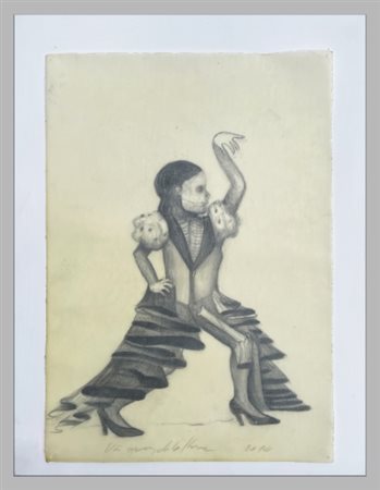 Sandra Vàsquez de la Horra (1967), "Senza titolo", 2014, Matita su carta...