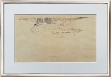 Paul Jenkins (1923-2012), “Zeppelin (Fesselballon)”, 1954, disegno a penna e...