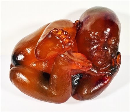 Rabarama (1969-), “Compiuto”, 2003, Monotipo, scultura in gomma e pigmenti,...