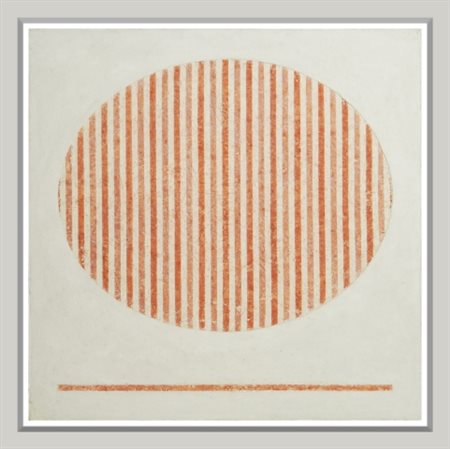 Elio Marchegiani (1929-), “Sinopia XII”, 1983, Dipinto su intonaco, cm...