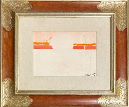 Bruno Saetti, (1902 - 1984), "Senza titolo", 1972, Tecnica mista, carta e...