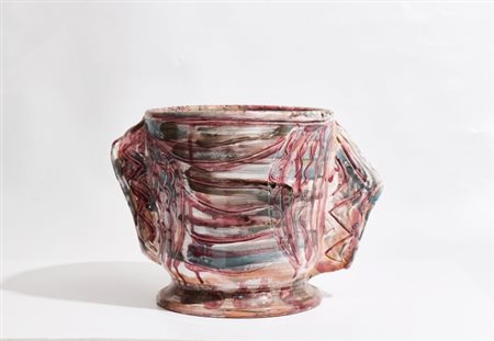 Gabriele Gambuti (1959), “Serie Lila”, anni 2010, Vaso in terracotta...