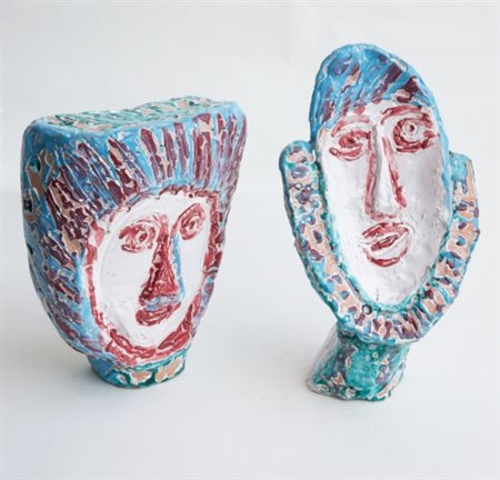 Gabriele Gambuti (1959), “Serie Lila”, anni 2010, Vaso in terracotta...