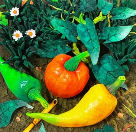 Piero Gilardi (1942 - 2023), “Peperoni precoci”, 2010/2021, Tecnica mista, cm...