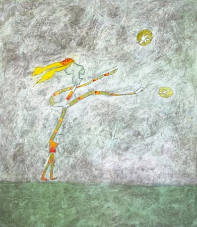 Walter Gasperoni (1943), “Senza titolo”, 2004, Olio e tecnica mista su tela,...