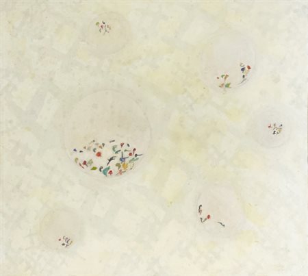 Walter Gasperoni (1943), “In Giro si Trovano”, 2004, Olio e tecnica mista su...