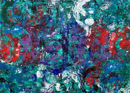 Vio (1985), “The Crowd”, 2023, Acrilico su tela, cm 85 × 60 L'opera &egrave;...