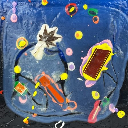 Renzo Nucara (1955), “Resinfilm”, 2008, Tecnica mista, resina e pigmenti, cm...