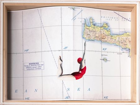 Roberta Pinna (1984), “AREA N. 1”, 2014, colori acrilici e tecnica mista su...