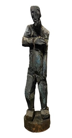 Klaus Prior (1945), “Untitled”, 2000ca, Scultura in legno, cm 49 x 210 x 50...