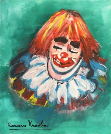 Romano Mussolini (1927 - 2006), “Pagliaccio”, Seconda metà del XX secolo,...