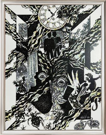 Arif Huseynov, (1943), Senza titolo, opera della serie "Le mie storie",...